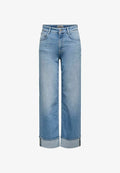 ONLY Wide-fit ONLMERCER High waist Wide Leg Fit - Wide Leg - light blue denim
