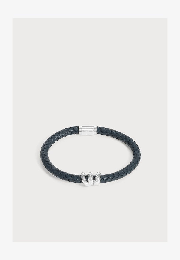 Tommy Hilfiger NAUTICAL KNOT FOR HIM - Bracelet - blue/silver-coloured