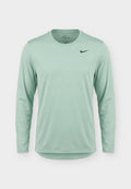 Nike Performance TEE RESET - Long sleeved top - steam/black