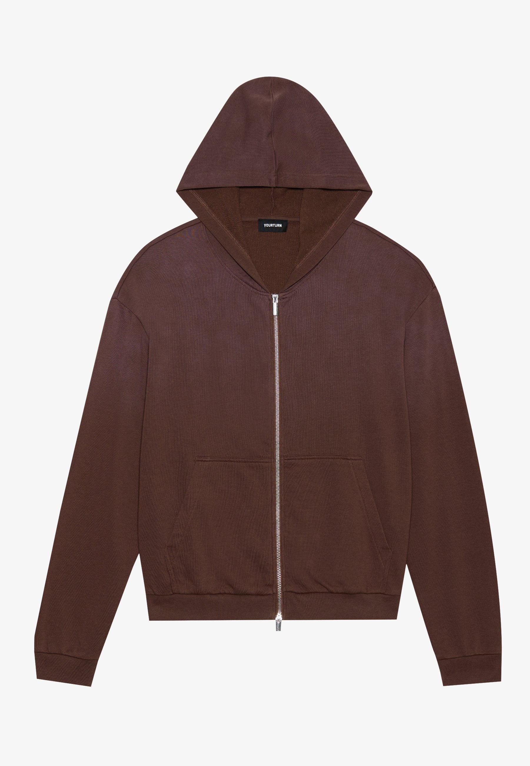 YOURTURN WASHED UP ZIP-UP HOODIE