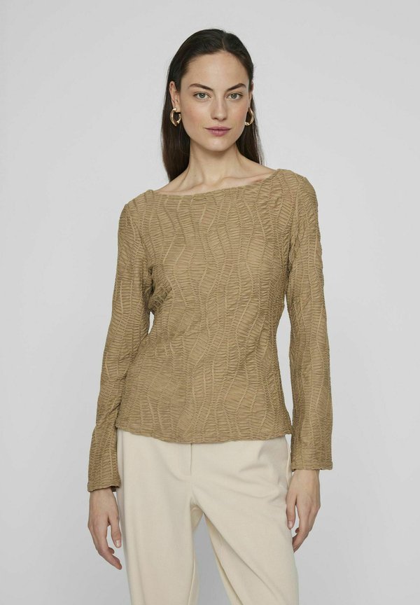 VILA Long sleeved boatneck