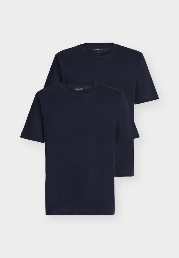 TOM TAILOR 2-PACK - Basic T-shirt - sky captain blue