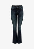 ONLY ONLBLUSH LIFE MID - Flared Jeans - blue black denim