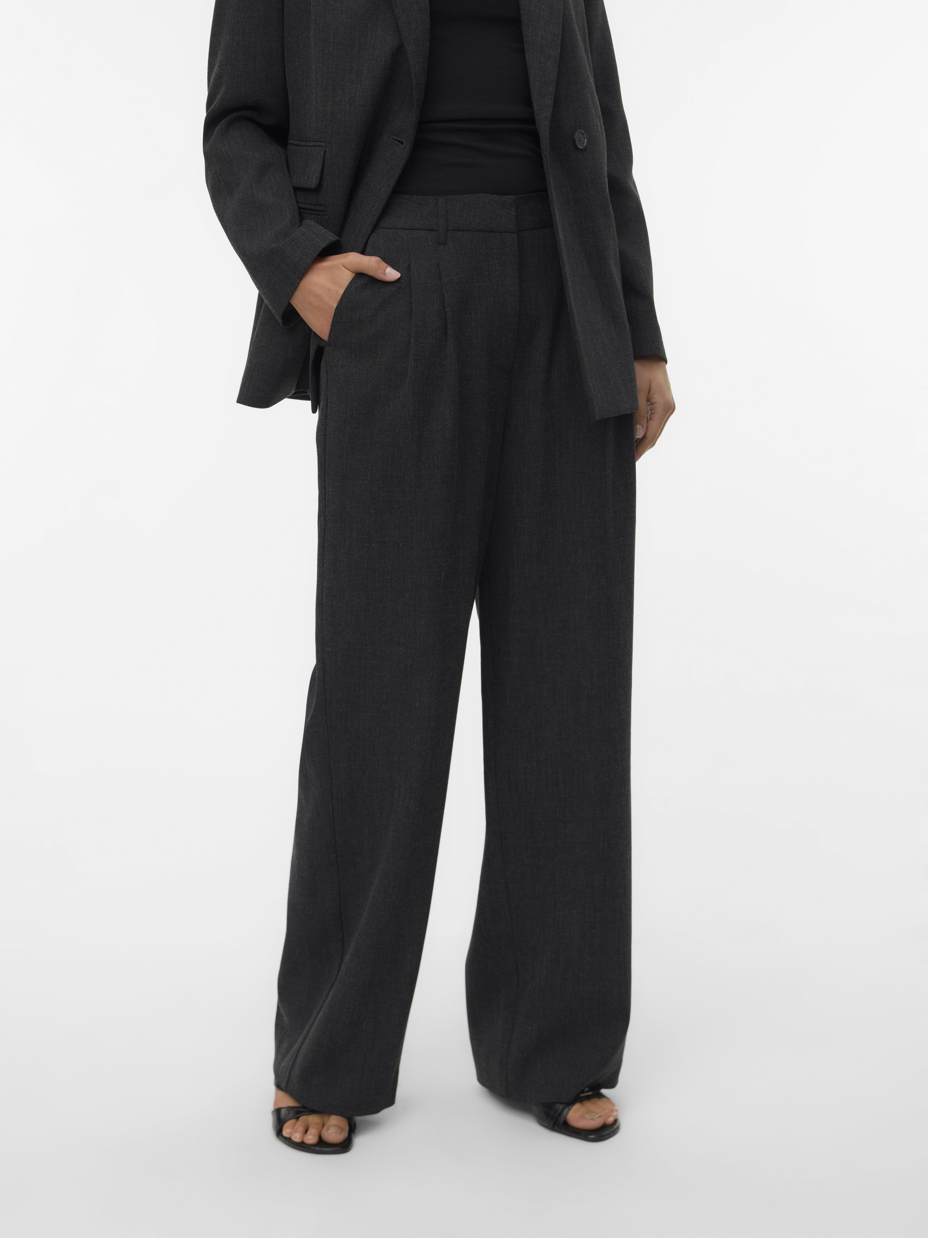 Vero Moda Wide-leg VMBESTIE Mid waist