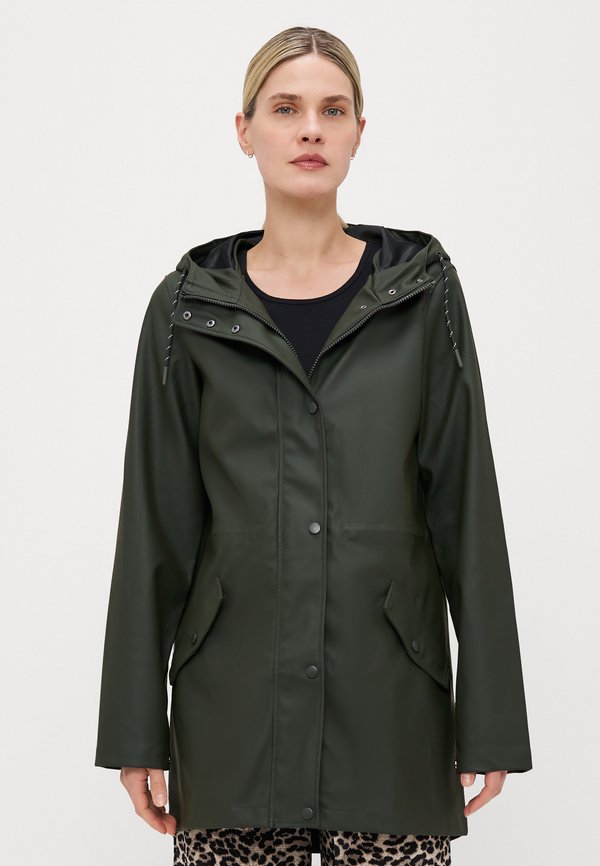 Vero Moda Tall VMMALOU COATED JACKET  - Waterproof jacket - peat