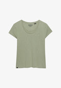 Superdry & Co SUPERDRY STUDIOS SCOOP NECK T-SHIRT.. - Basic T-shirt - dusty sage
