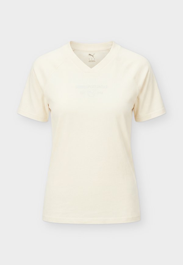Puma CLASS STANDARD TEE - Print T-shirt - buttercream