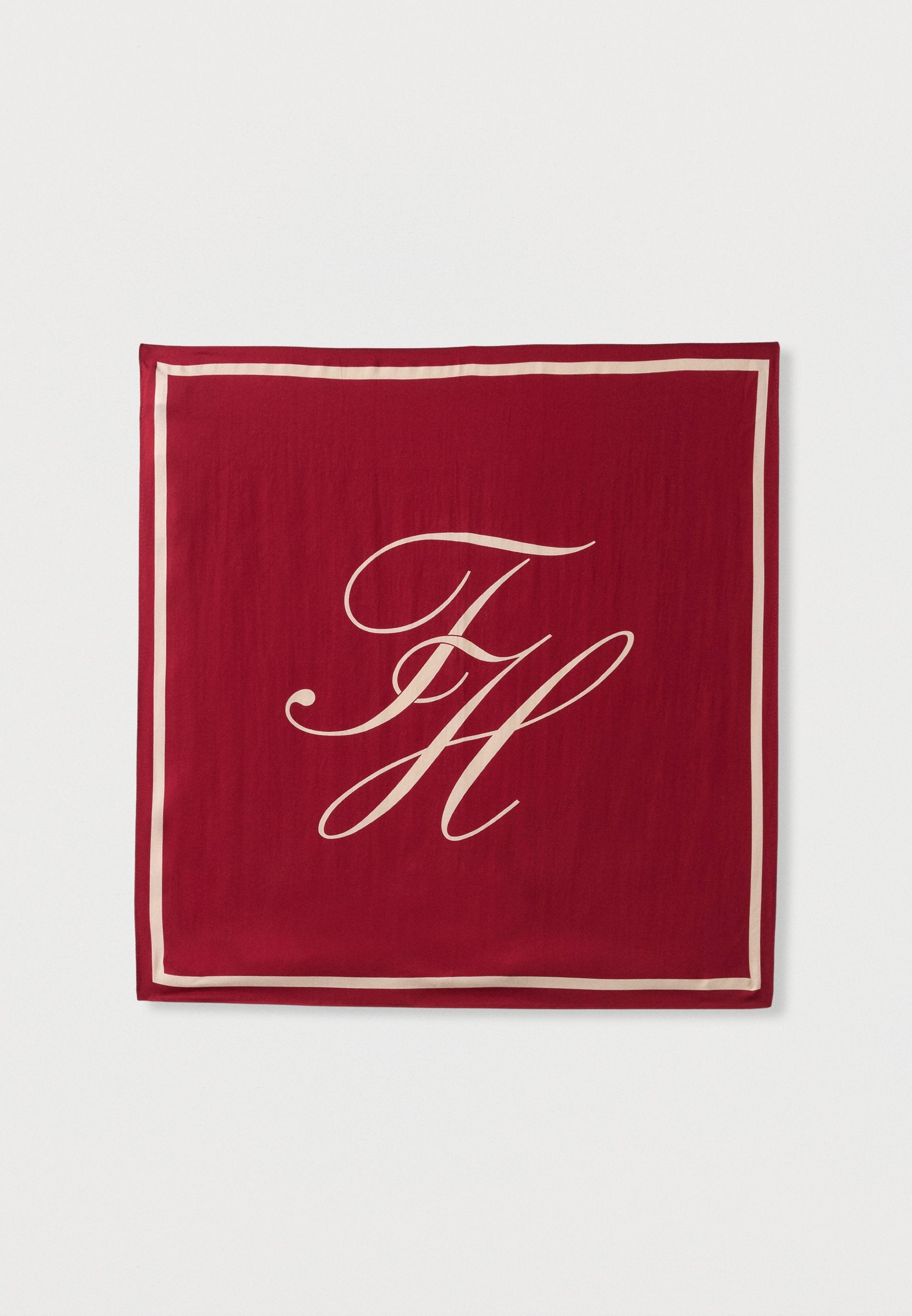 PURE SILK LOGO SCARF Media 1