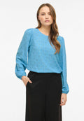 VILA VIASTA O-NECK L/S TOP - NOOS
