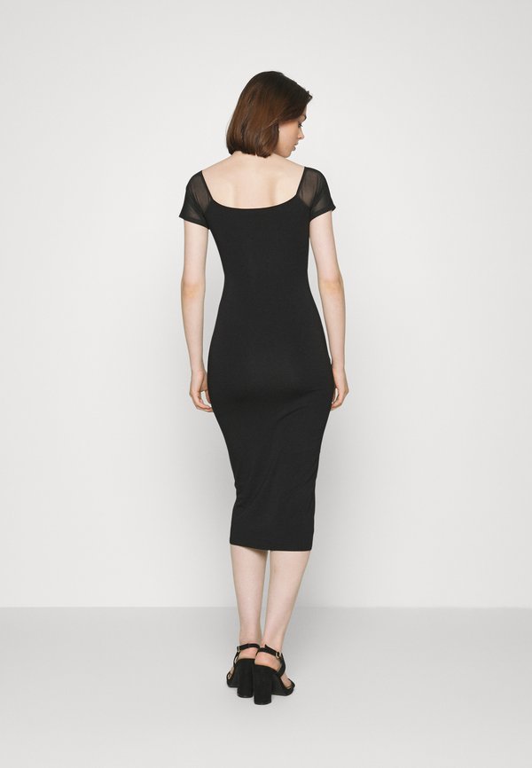 Good American OFF SHOULDER CUT OUT MIDI