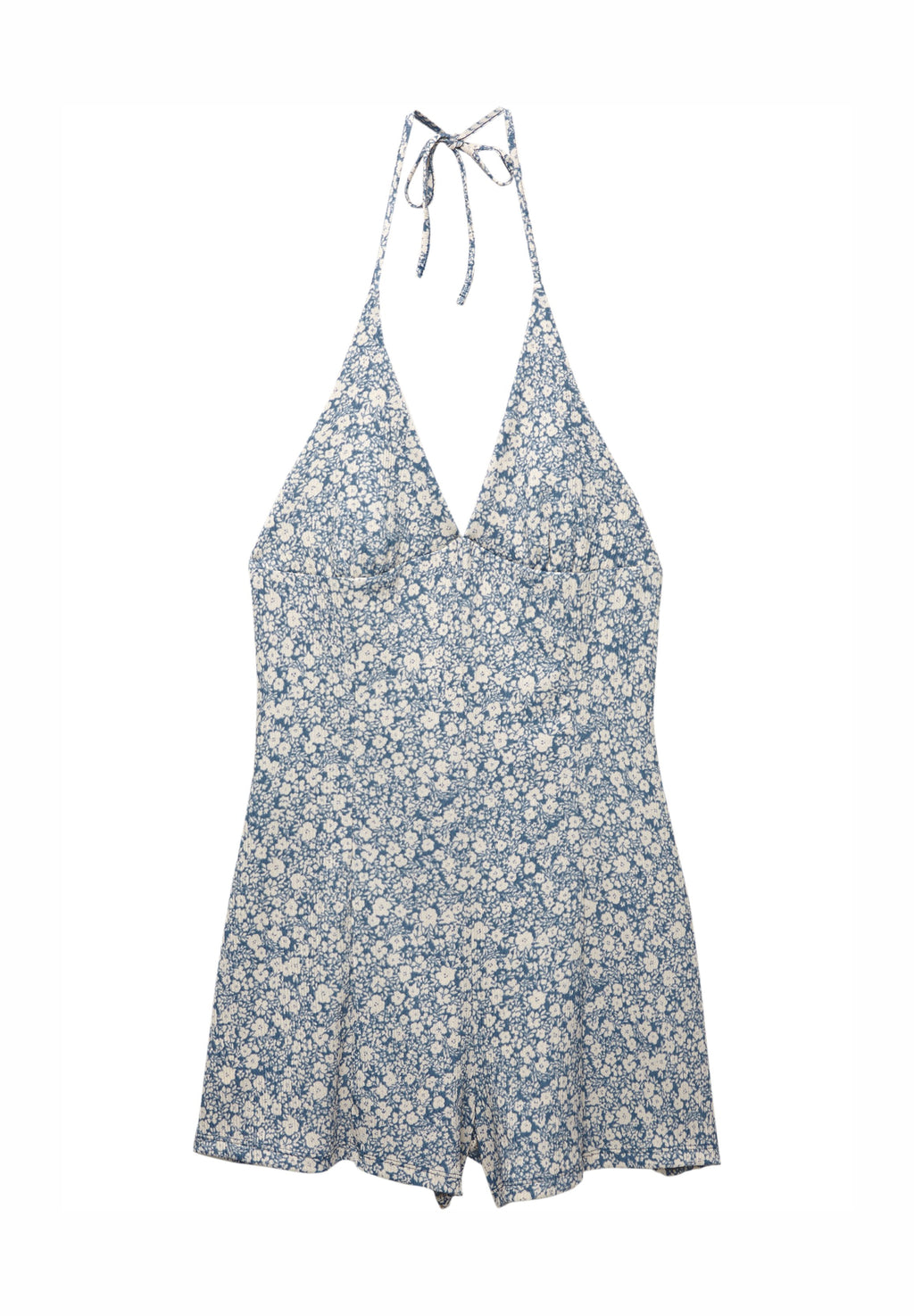 PULL&BEAR SHORT TEXTURED FLORAL