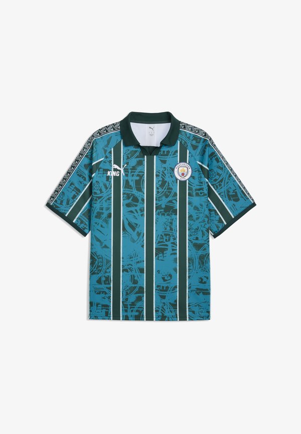 Puma MANCHESTER CITY FC KING RETRO - Club wear - tropical blue-deep navy