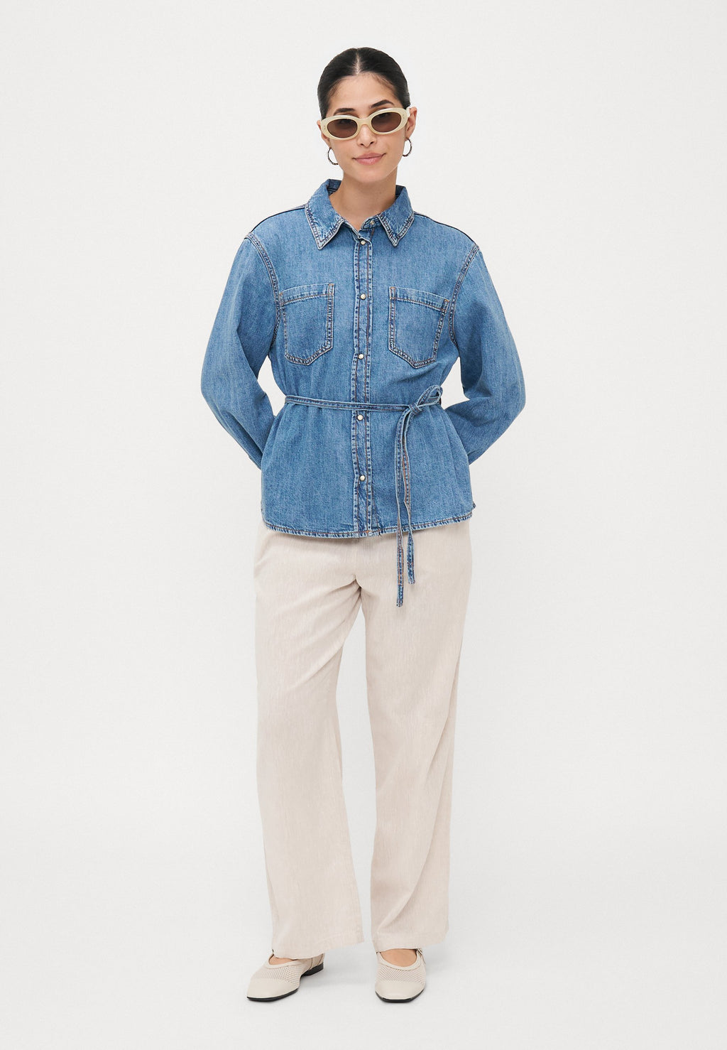ONLKOKO SEGVIGNY BELT SHIRT Media 2