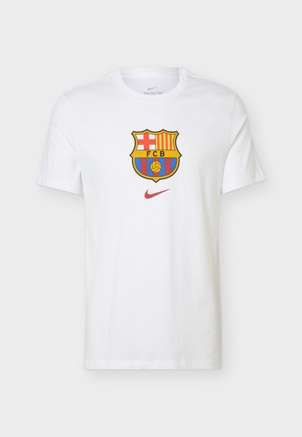 Nike Performance FC BARCELONA CREST TEE - Club wear - white