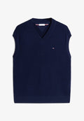 Tommy Hilfiger SEASONAL STRUCTURE - Waistcoat - carbon navy