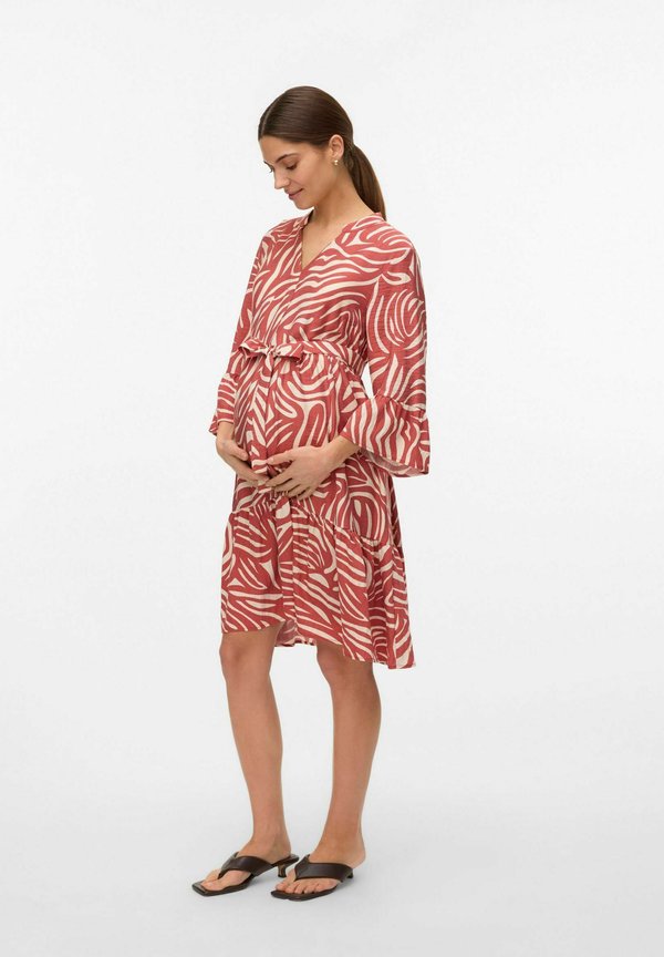 Vero Moda VMMVERA Maternity - Day dress - marsala