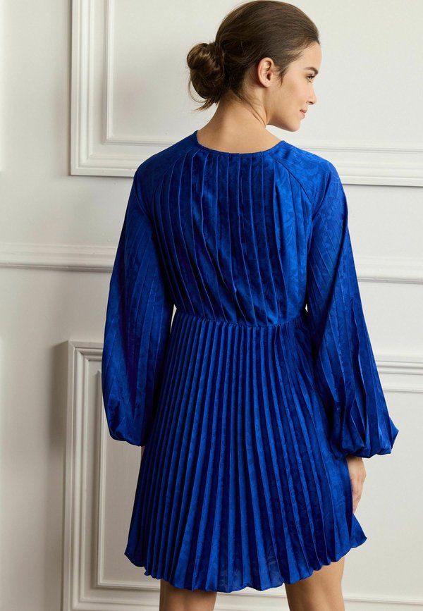 Next PLEATED OCCASION LONG SLEEVE MINI DRESS