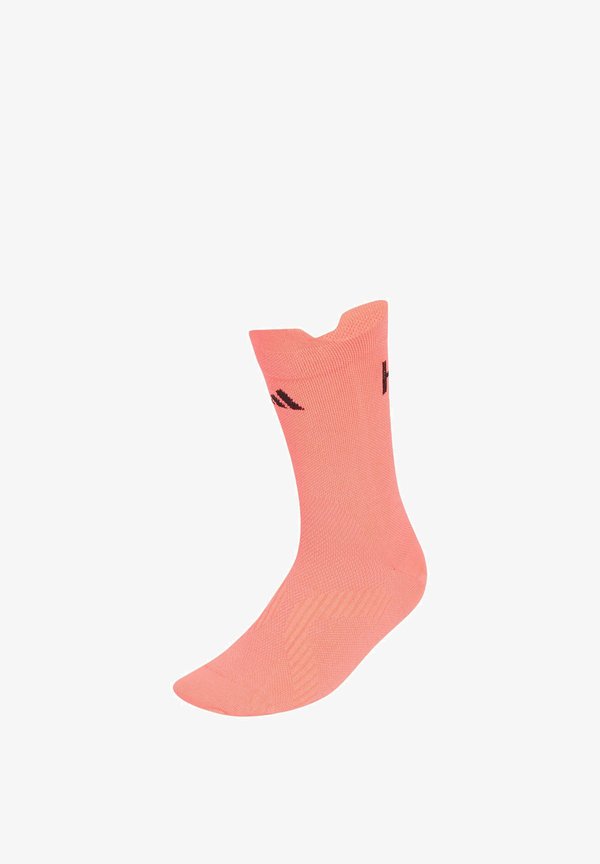 adidas Performance ADIDAS PERFORMANCE RUNNING MESSAGE CREW SOCKS UNISEX - Sports socks - solar turbo   black
