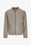 Jack & Jones Synthetic suede Synthetic suede - Faux leather jacket -  brown