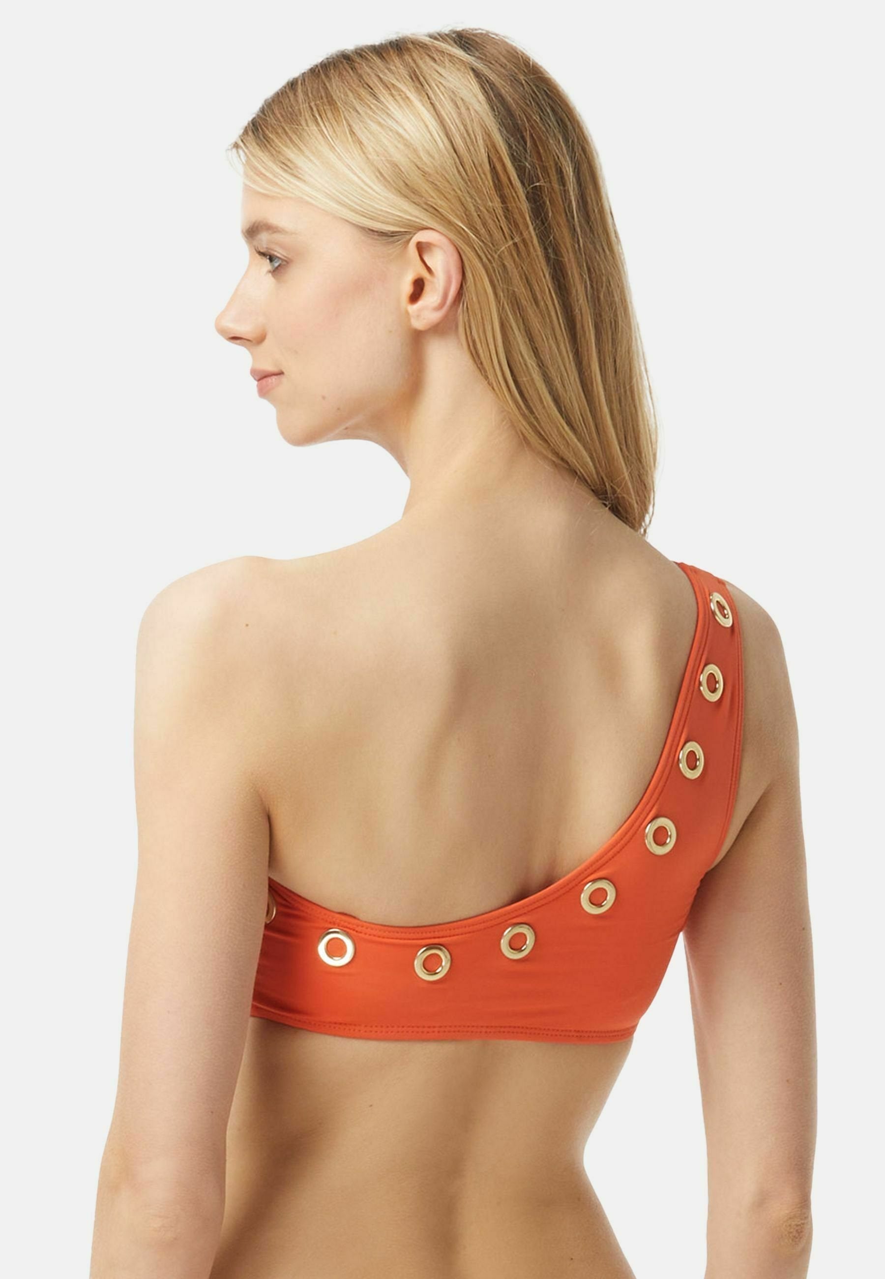 MICHAEL Michael Kors GROMMET ONE SHOULDER T