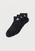 adidas Performance CUSHIONED SPORTSWEAR ANKLE UNISEX 3 PACK - Sneaker socks - black/black/white