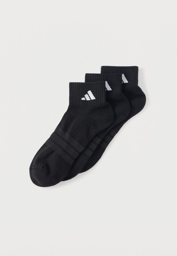 adidas Performance CUSHIONED SPORTSWEAR ANKLE UNISEX 3 PACK - Sneaker socks - black/black/white