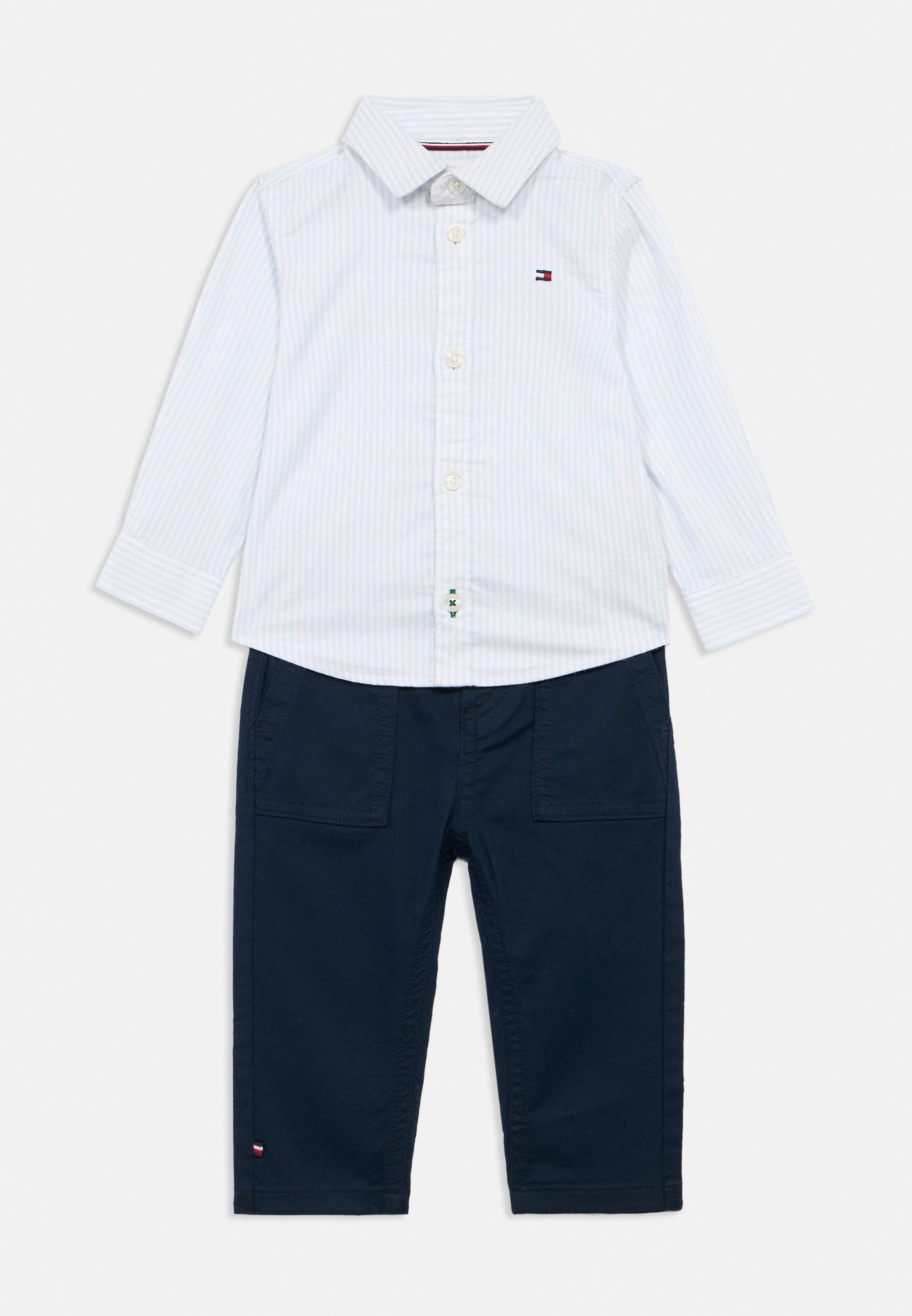 ESSENTIAL STRIPE SHIRT AND CHINOS GIFT BOX Media 1