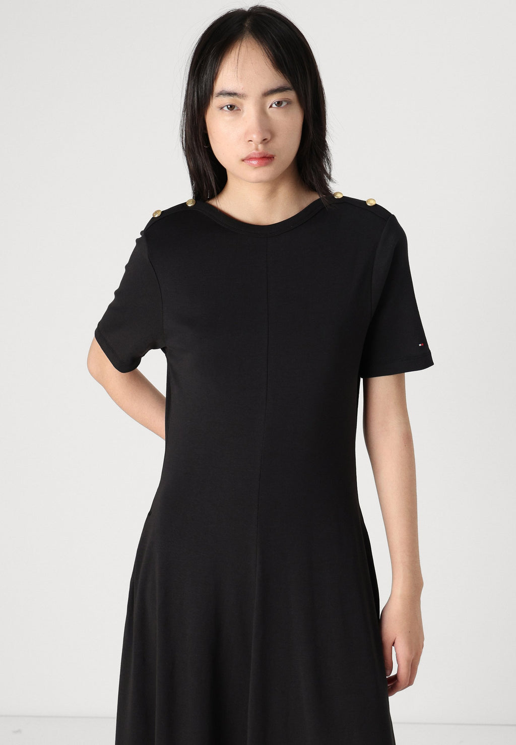 GOLD BUTTON DRESS Media 5