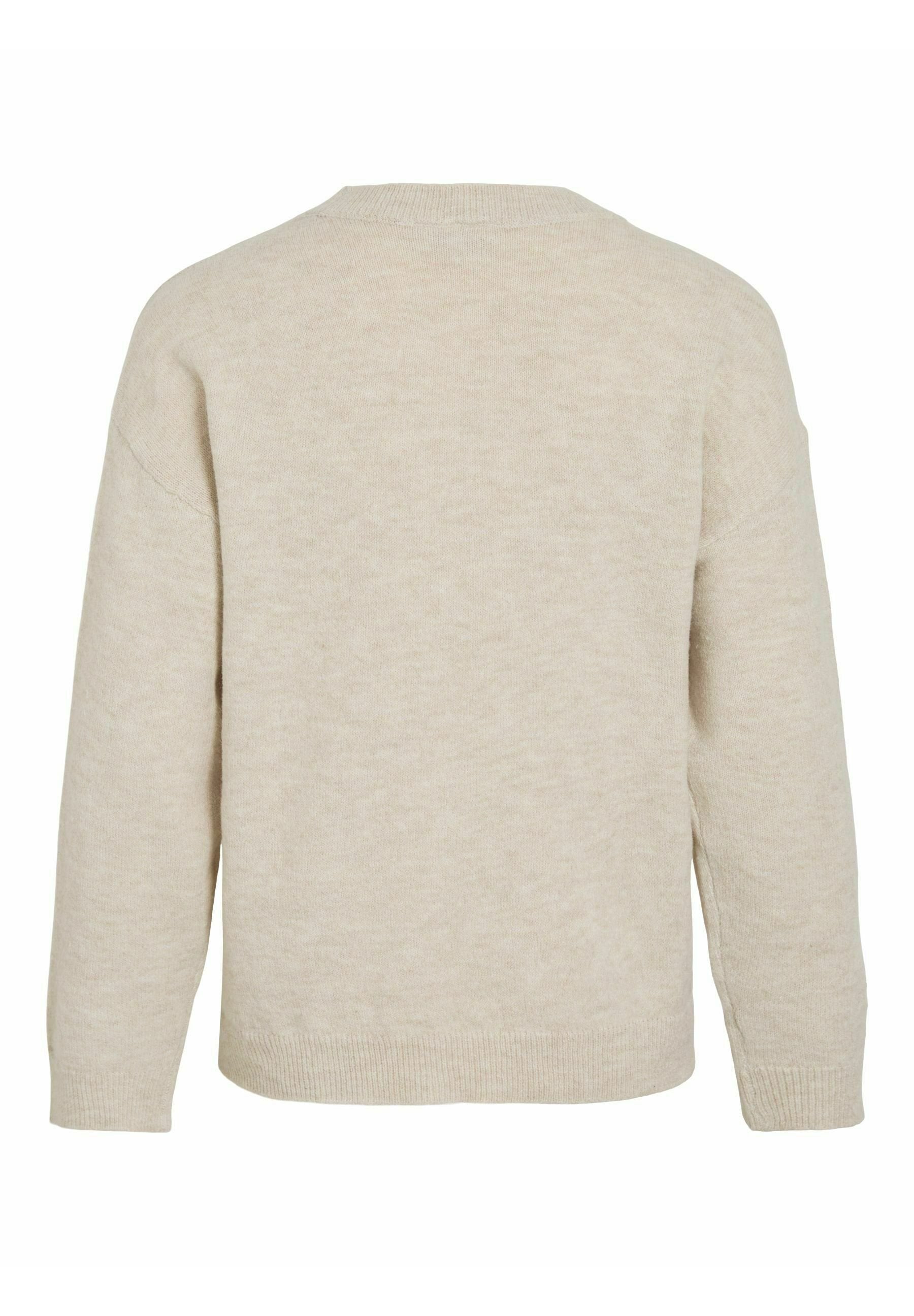 VILA VILIGA L/S O-NECK KNIT TOP - NOOS
