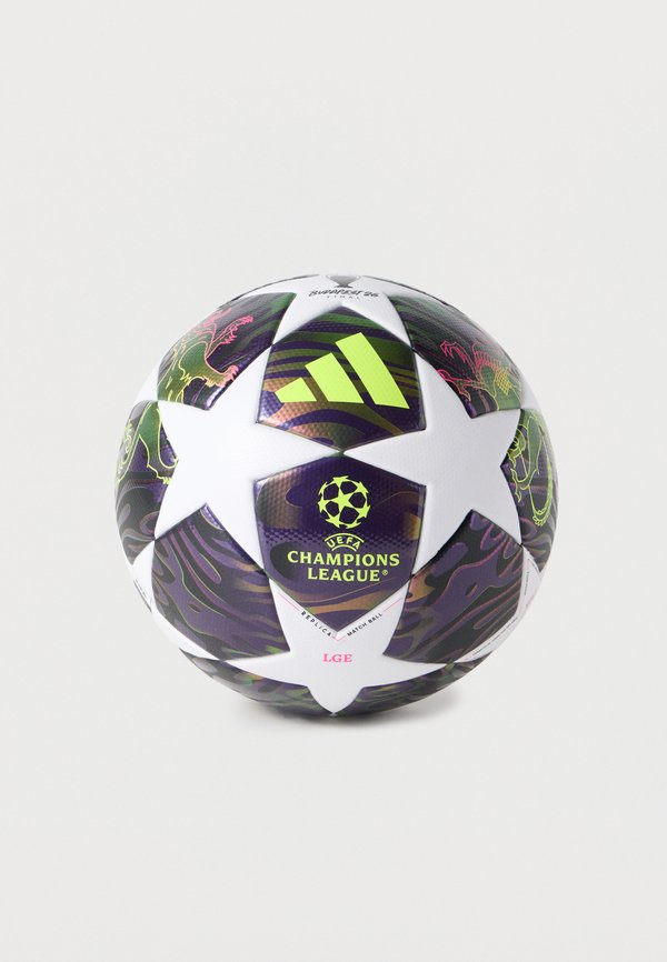 adidas Performance UEFA CHAMPIONS LEAGUE FINAL LEAGUE UNISEX - Football - dark purple/white/solar yellow