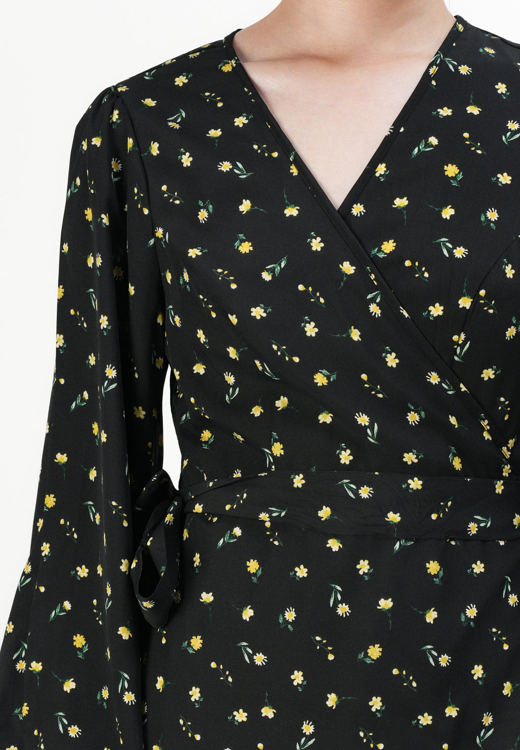 VILA VIELLIE V NECK DRESS