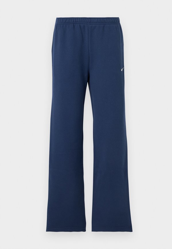 Nike Sportswear W NK STDO FLC MW MR STD OH PNT - Trousers - midnight navy/sail