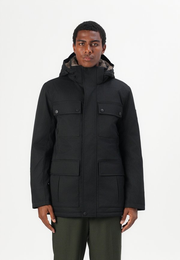 TOM TAILOR FIELDJACKET - Winter coat - black