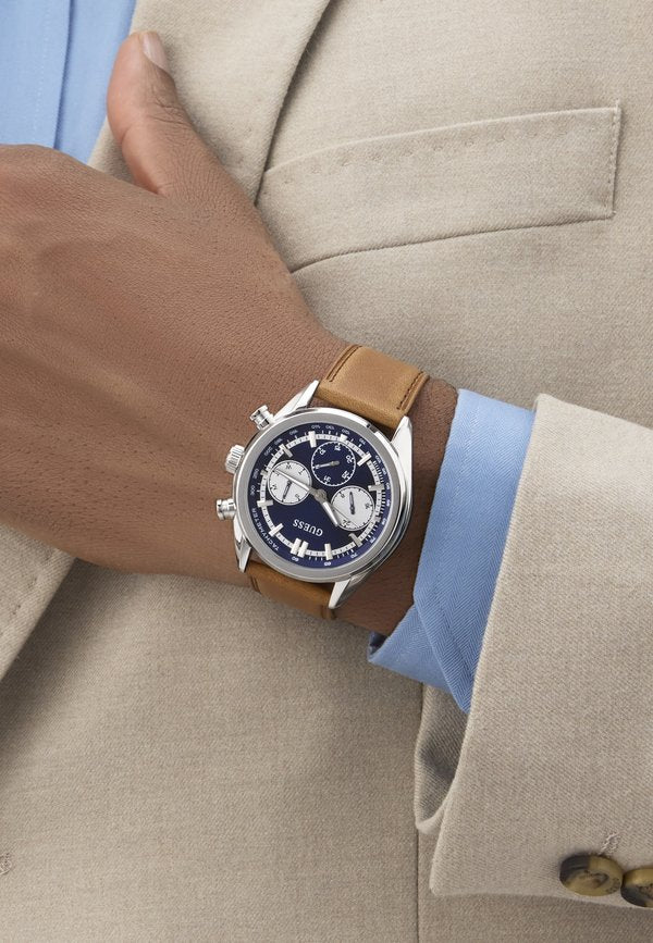 Guess DAWSON - Chronograph watch - brown