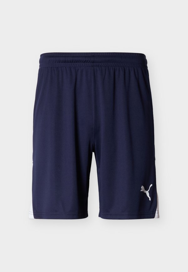 Puma TEAMLIGA26 SHORTS - Sports shorts - navy/white