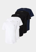 Jack & Jones JPRBLABRODY TEE CREW NECK 5 PACK - Basic T-shirt - white