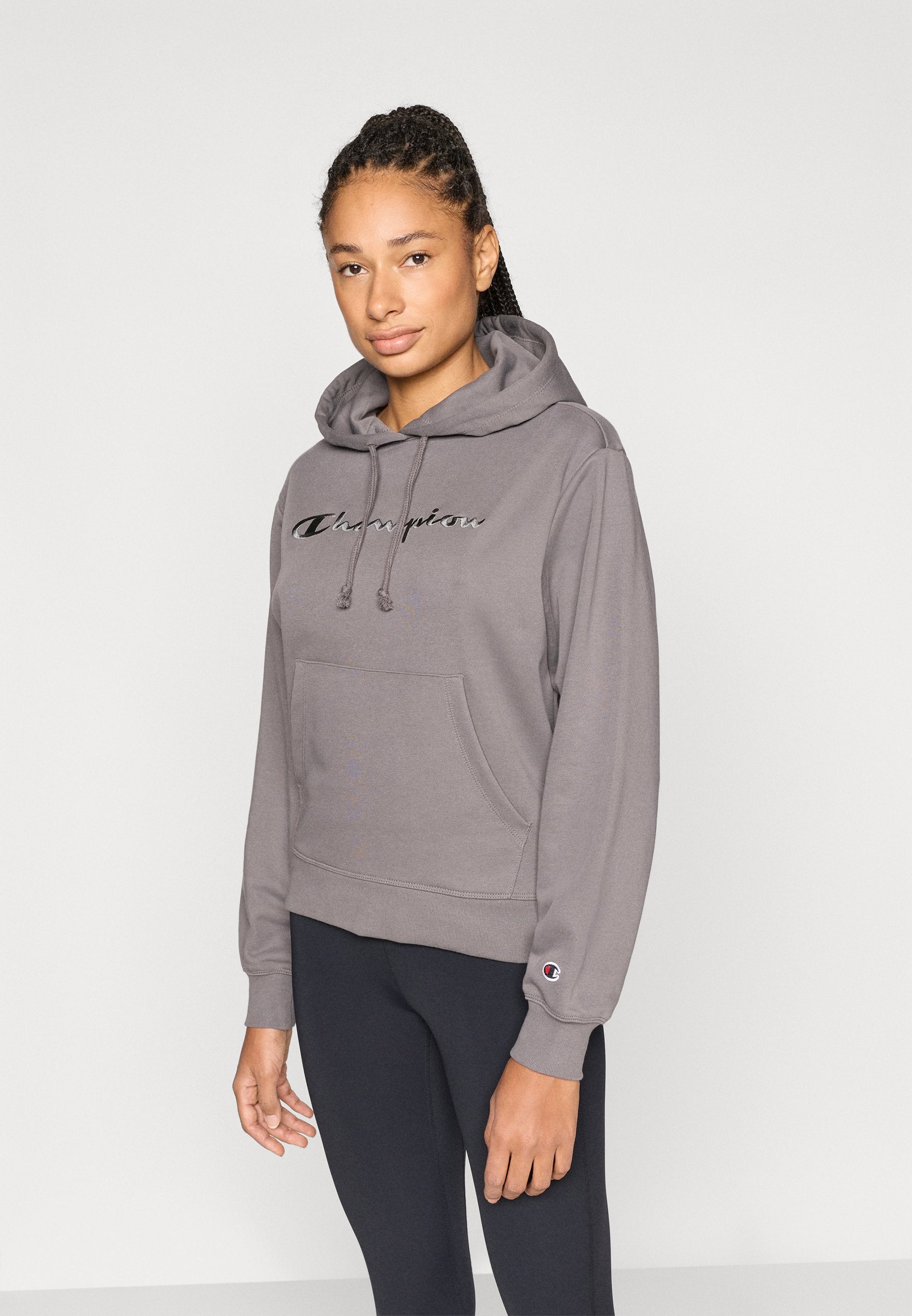 Champion ICONS TONAL HOODIE SWEATSHIRT WITH BIG LOGO