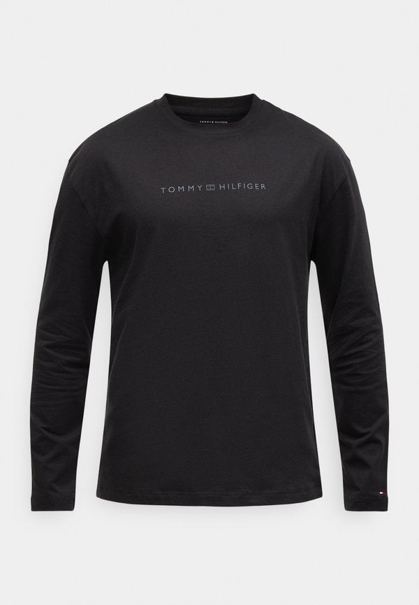 Tommy Hilfiger ORIGINAL LOGO TEE - Pyjama top - black
