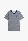 Tommy Hilfiger Print T-shirt - carbon navy ivory petal stripe