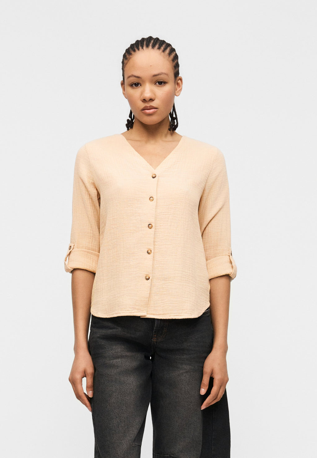ONLY ONLTHYRA LIFE V NECK SHIRT