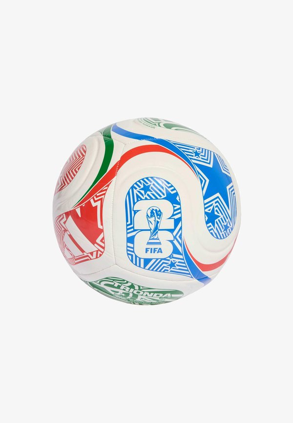 adidas Performance WORLD CUP 26 TRIONDA CLUB BALL - Football - white   vivid red   glow blue   green