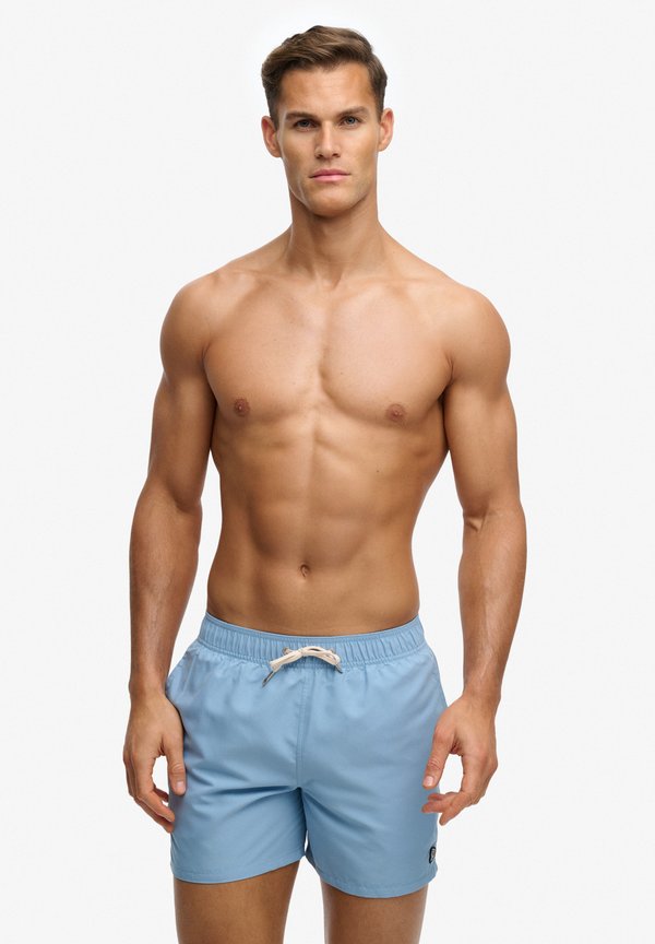 Superdry & Co EMBROIDERED LOGO - Swimming shorts - endless sky blue