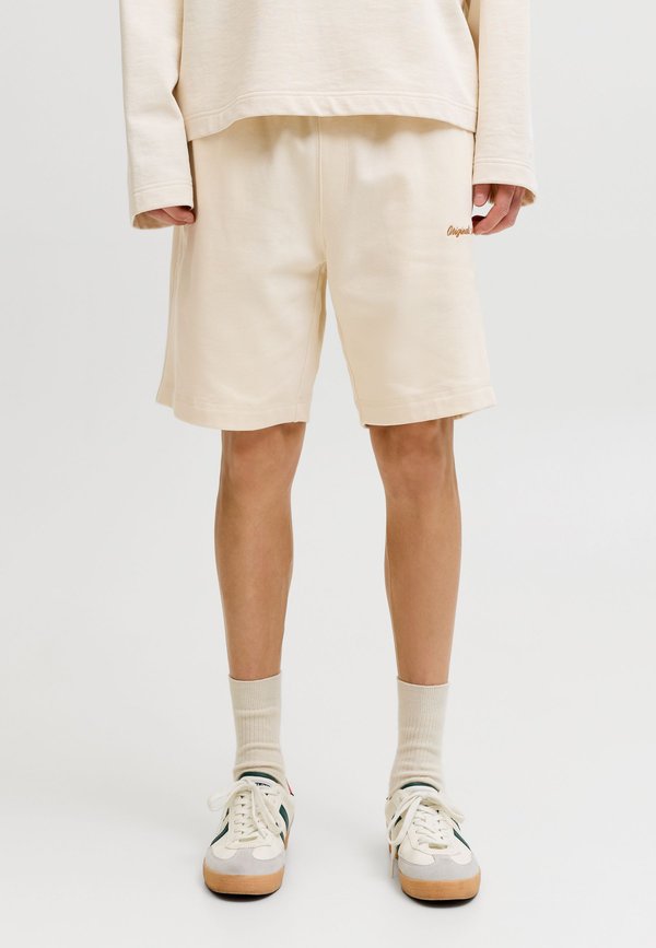 Jack & Jones Sweat Loose Fit - Tracksuit bottoms - cremeweiß