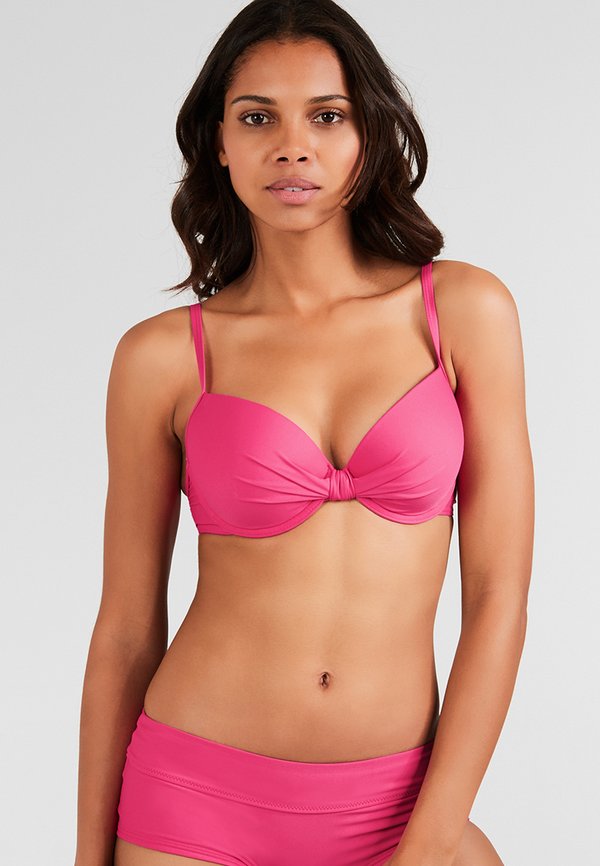 s.Oliver PADD WIRE - Bikini top - pink