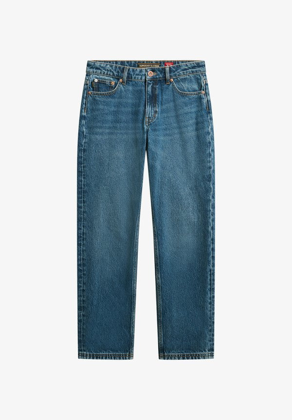 Superdry & Co MID RISE - Straight leg jeans - fulton vintage blue