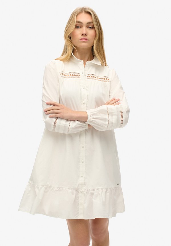 Superdry & Co Shirt dress - chalk white