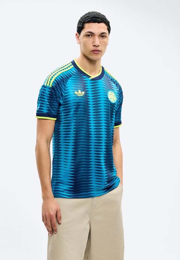 adidas Performance COLOMBIA 26 AWAY REPLICA - Football jersey - team navy blue/mystery petrol