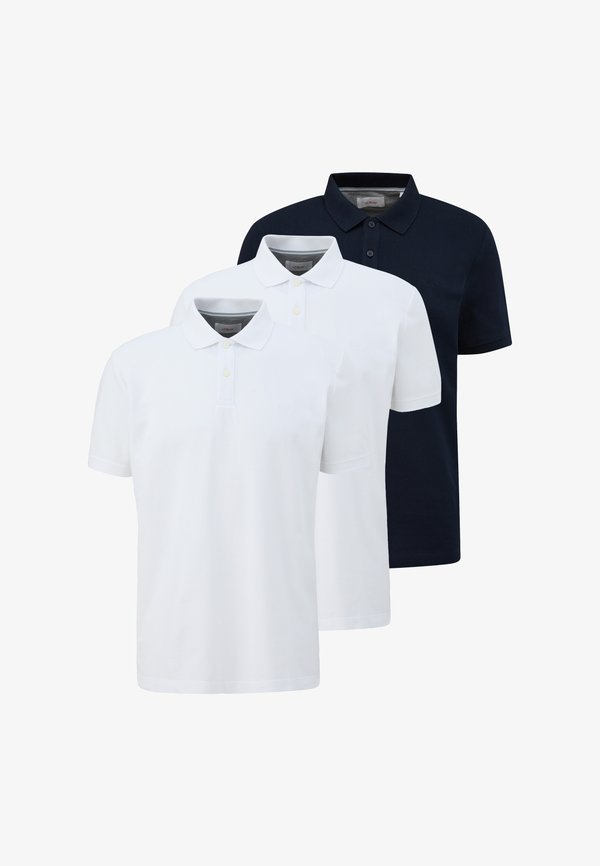 s.Oliver Polo shirt - weiß   blau