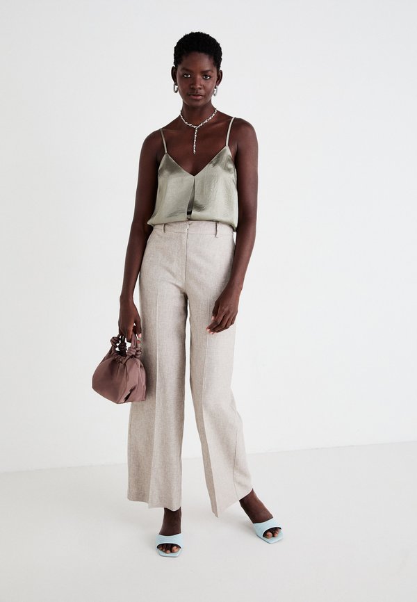 Selected spaghetti strap V-neck