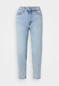 Vero Moda Petite VMTESSA MOM  - Baggy Jeans - light blue denim